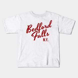 Bedford Falls, NY Kids T-Shirt